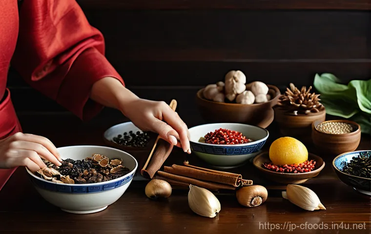 중식조리 자격증 필수 이론 정리 - A dynamic shot of a professional female chef, in her 30s, masterfully stir-frying ingredients in a l...